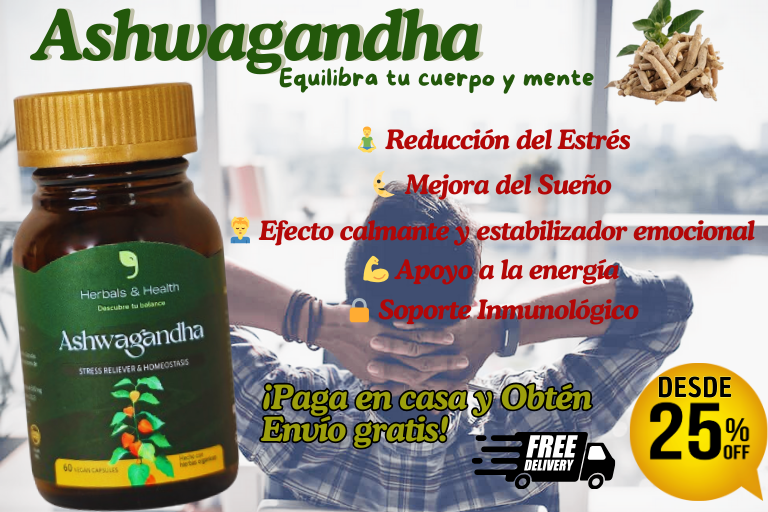 Ashwagandha🍃: Aliada natural para el bienestar físico y mental