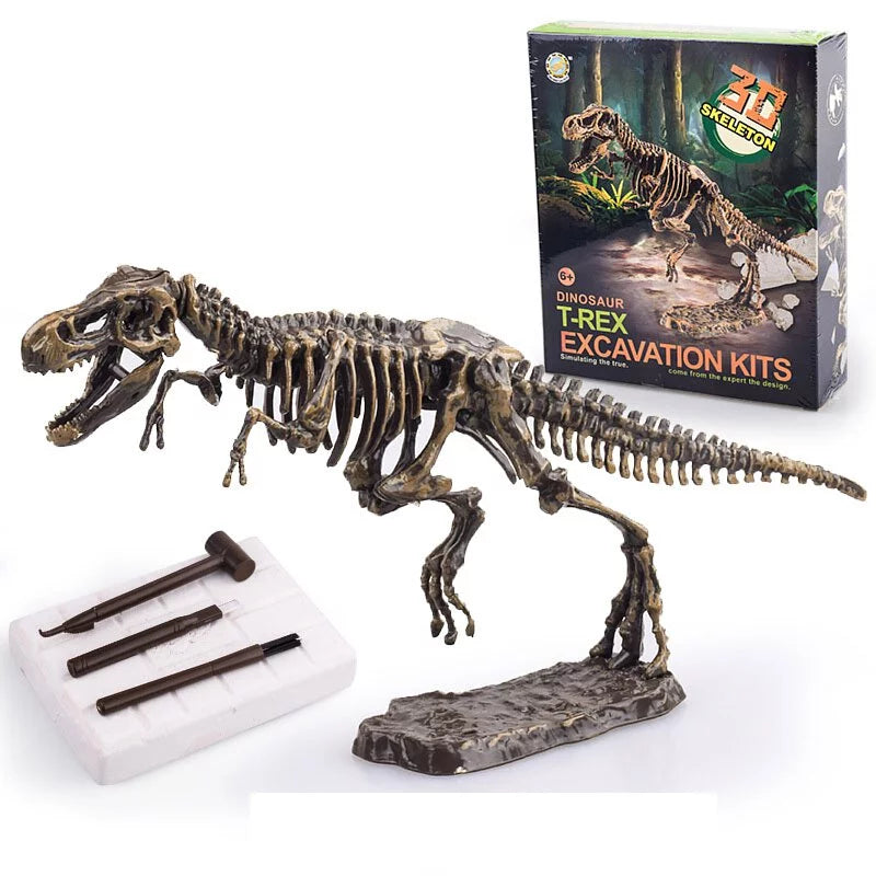 DINOFOSIL Aventura® - Kit de Excavación y Montaje de Dinosaurios 3D