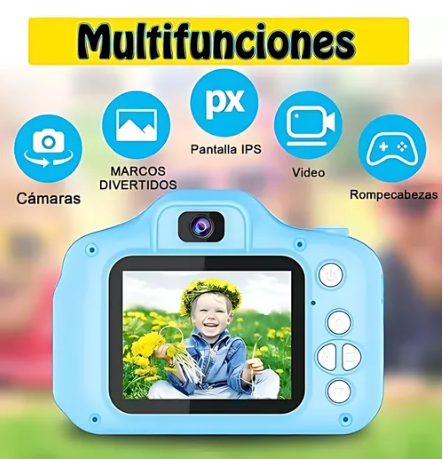 FIRST MEMORIES® - Cámara de Fotografía Infantil HD